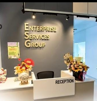 Reception area of the Enterprise Services Group office